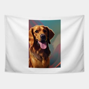 Dog Lottery ticket design Tapestry