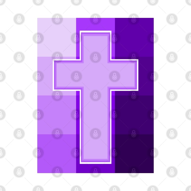 Purple Cross by ElviaMontemayor