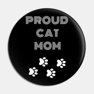 Proud Cat Mom Pin