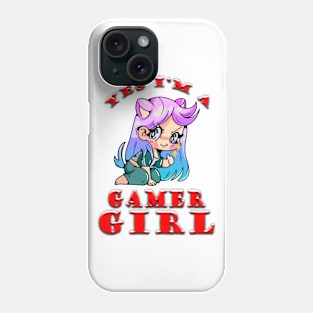 Yes Im A Gamer Girl Sly Red Phone Case