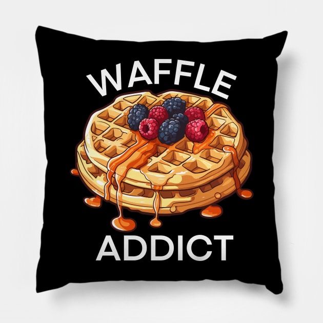 WAFFLE ADDICT Pillow by GP SHOP