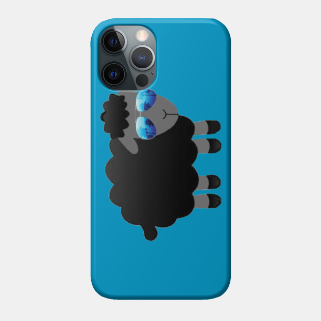 Black Sheep Shaded Black Sheep Phone Case TeePublic