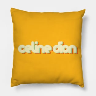 vintage color celine dion Pillow