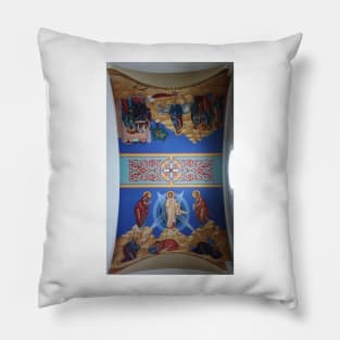 Cathedral Ceiling III. Holy Trinity Cathedral, Petropavlovsk-Kamchatskiy, Russia Pillow