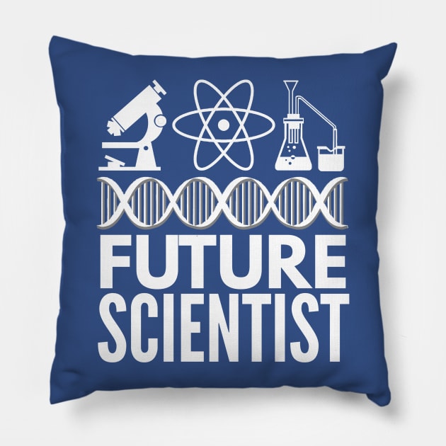 Future Scientist Graphic Design Pillow by AstroGearStore