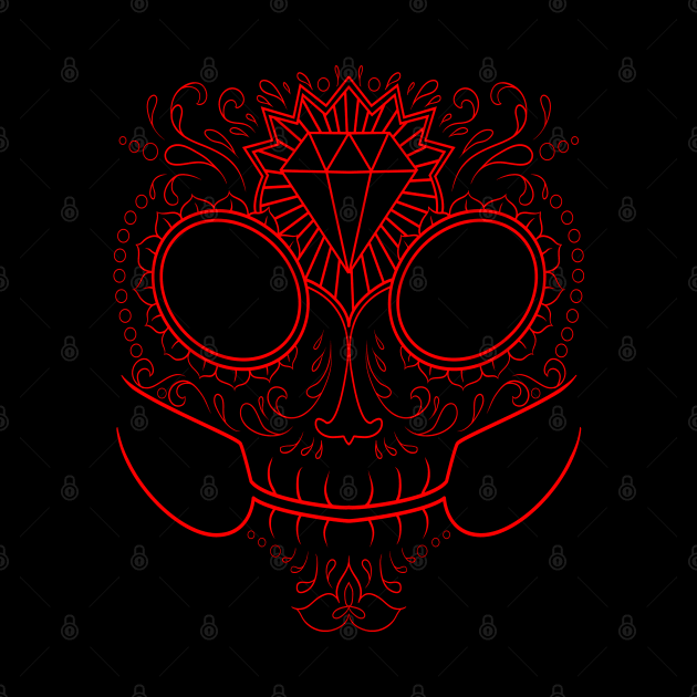 Oscaro the Red Skull by Boulinosaure