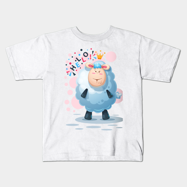Hello Sheep Princess - Cartoon - Kids T-Shirt | TeePublic Hello Sheep Princess - Cartoon - Kids T-Shirt | TeePublic