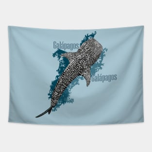 Tiburón Ballena Islas Galápagos Tapestry