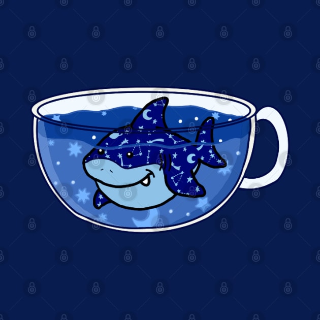 Sleepy Shark Tea by Octopus Cafe