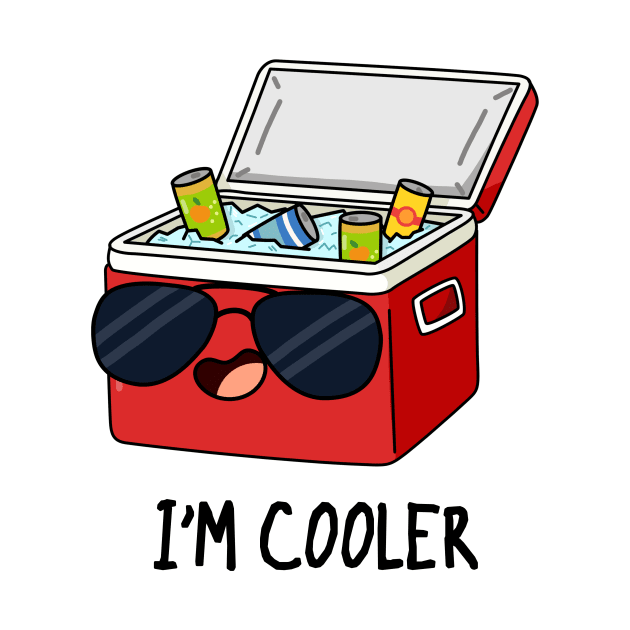 I'm Cooler Funny Box Pun by punnybone