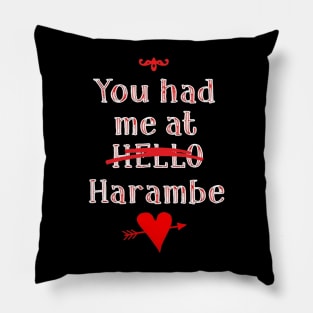 Harambe Pillow