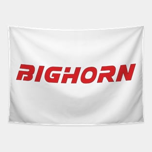 Bighorn Red Logo Tapestry