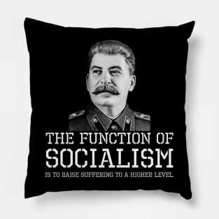 The function of socialism is to raise suffering to a higher level. Pillow