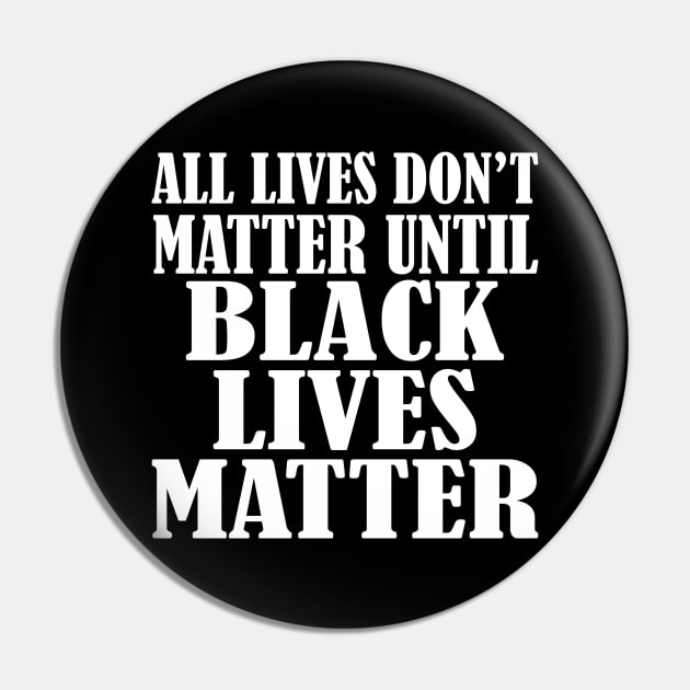 Black Lives Need To Matter Pin by Aedai