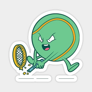 Breaking Tennis Magnet