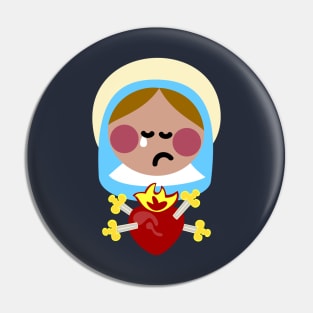 Virgin Of Sorrows Pin