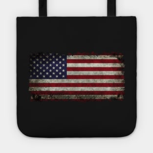 USA flag in grunge Tote