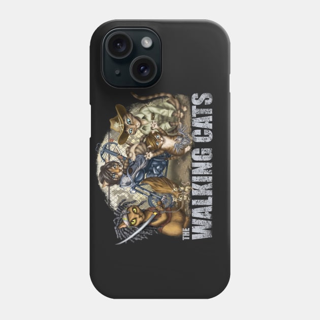 The Walking Cats Phone Case by GeekyPet