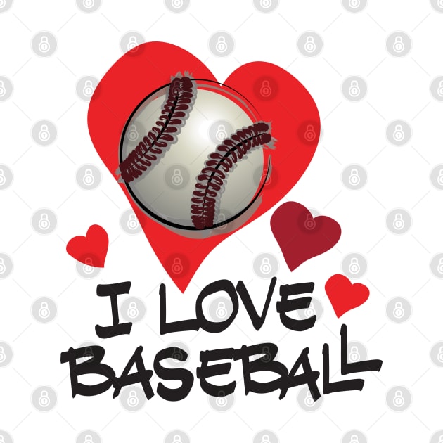 I Love Baseball by perrolin