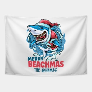 The Bahamas Merry Beachmas Christmas Tapestry