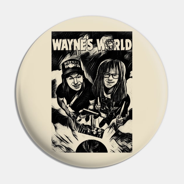 waynes world Pin by RetroScribbles