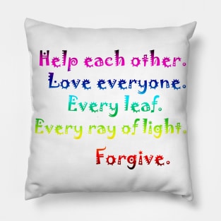 Help each other Pillow