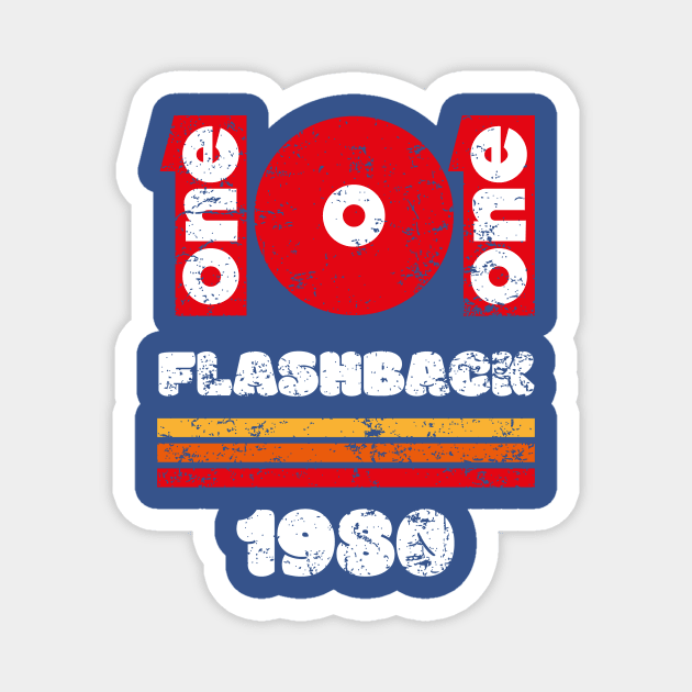 Flashback 80s One O One Drink Magnet by TEEWEB