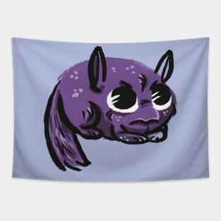 Peeved Chinchilla Doodle Monster Tapestry