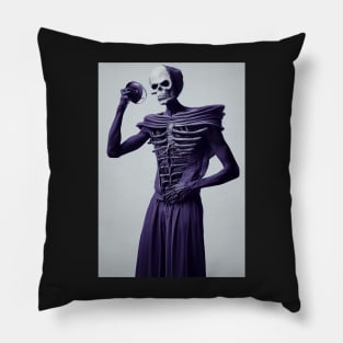 Skeleton as a Modern Model Pillow