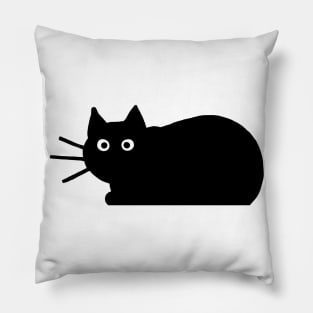 Black Cat Pillow