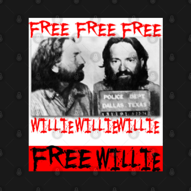 Willie Nelson Mugshot Willie Nelson Mugshot TShirt TeePublic