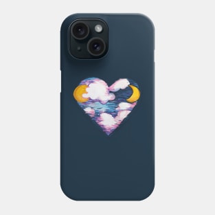 Sun and moon Love Phone Case