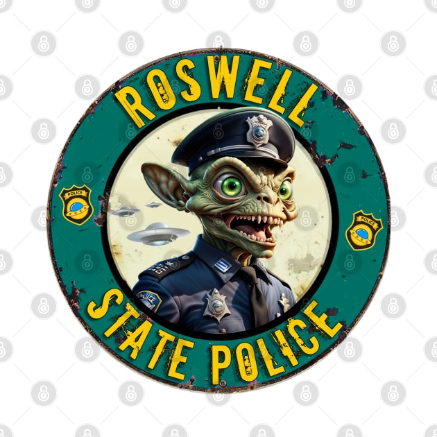 Roswell State UFO Police Department by Wilcox PhotoArt