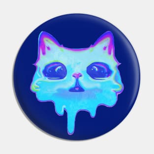 Trippy Drippy Kitty Pin