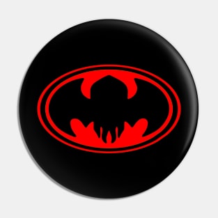 Cthulhu Bat God - Red. Pin