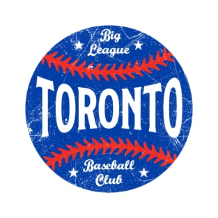 Toronto Retro Big League Baseball - White T-Shirt