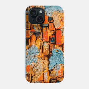 Light brown brick wall Phone Case