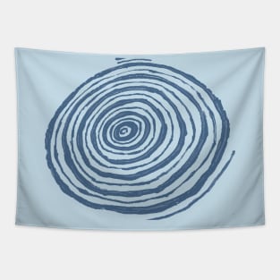 Dark ocean whirlpool Tapestry