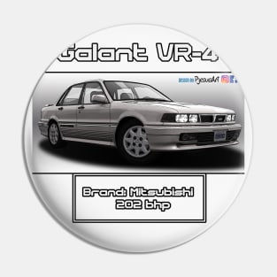 Mitsubishi Galant VR-4 White Pin