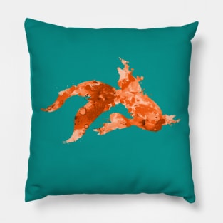 watercolor goldfish Pillow