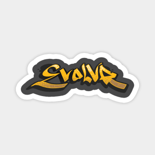 EvolVR Logo: Graffiti Style Magnet