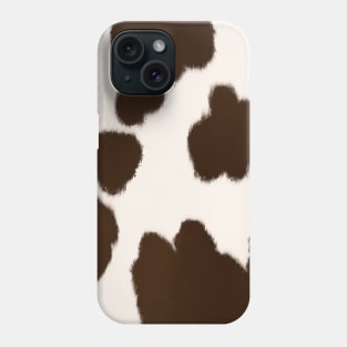 Brown Cow Hide Phone Case