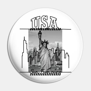 United States USA Pin