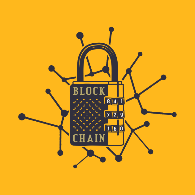 Blockchain Padlock by Crypto Tees