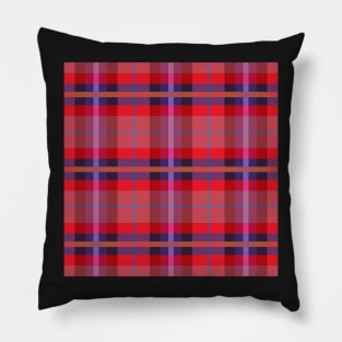 Checkered Plaid. Traditional Scottish ornament. Pillow