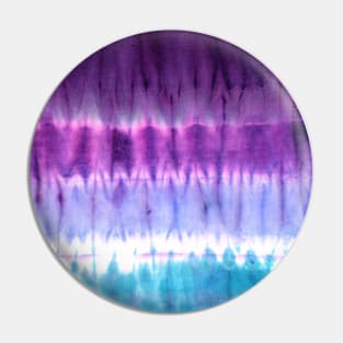 Purple and Blue Ombre Tie-Dye Stripes Pin