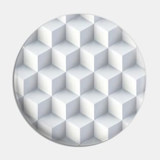 Seamless Cube Pattern Pin