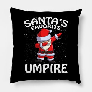 Santas Favorite Umpire Christmas Pillow