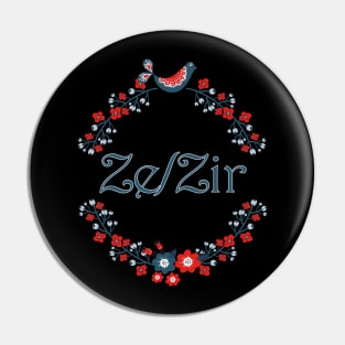 Distinguished Ze/Zir Pin