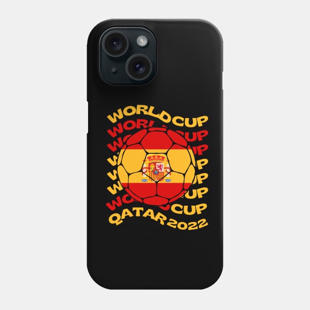 Spain World Cup Phone Case by footballomatic